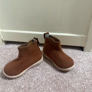 Soft Brown Baby Walker Shoes